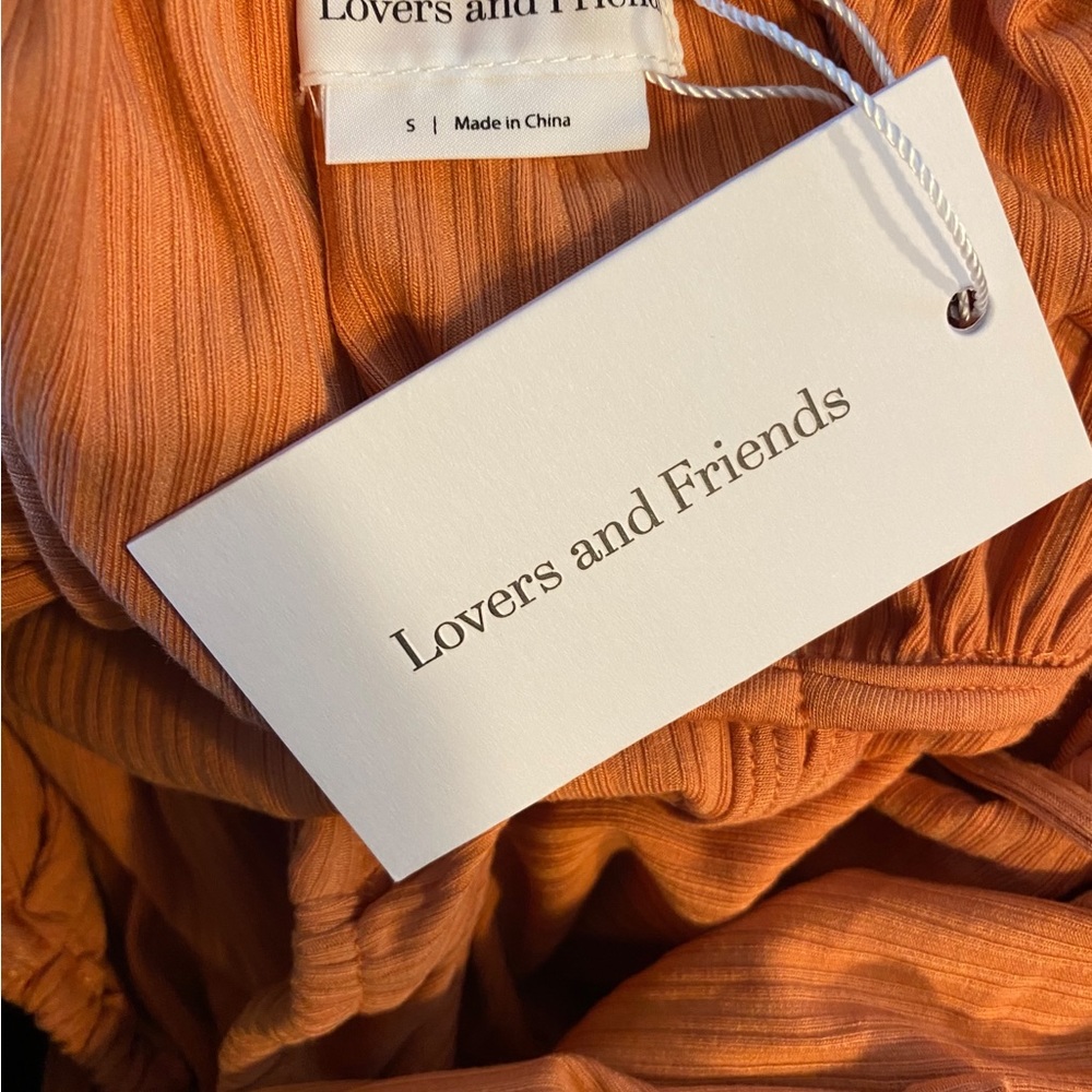 Lovers + Friends | NWT Giorgia Mini Dress in Ginger Size S - Picture 9 of 10